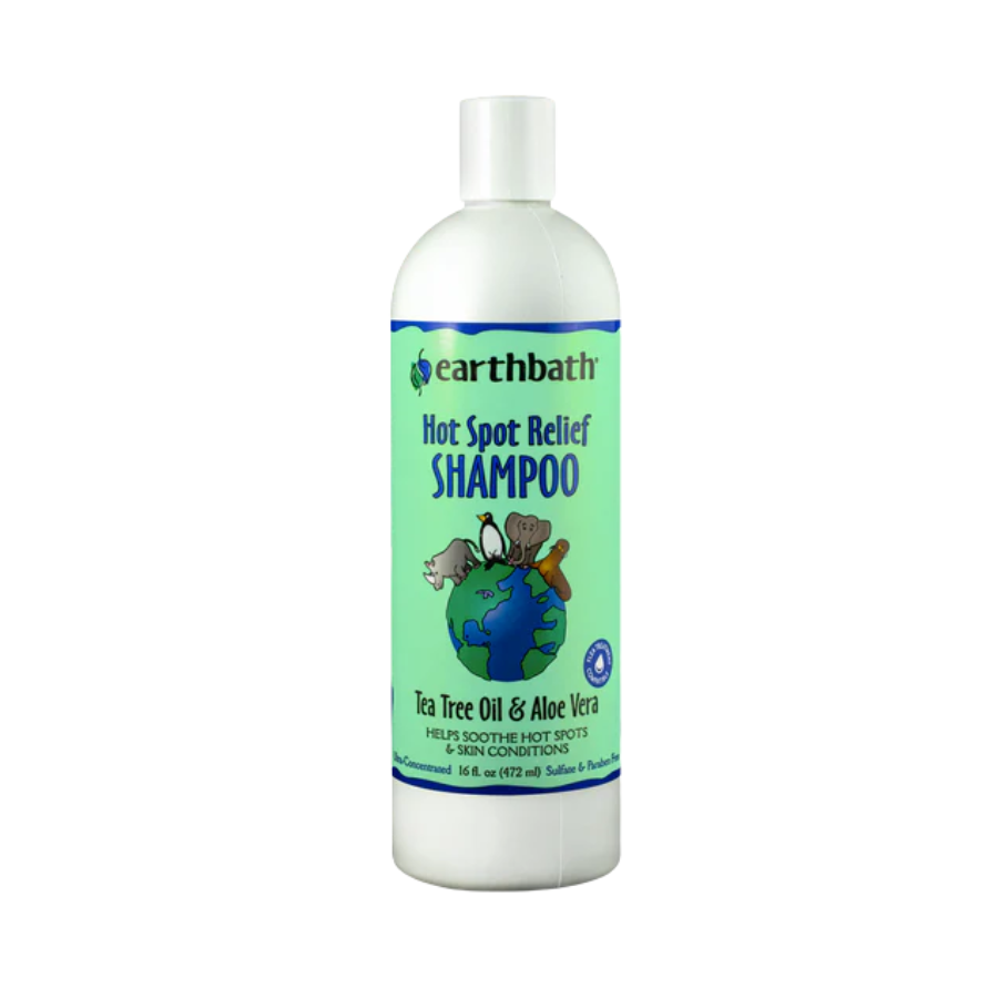 earthbath Hot Spot Relief Shampoo with Tea Tree and Aloe for Dogs - 16 oz