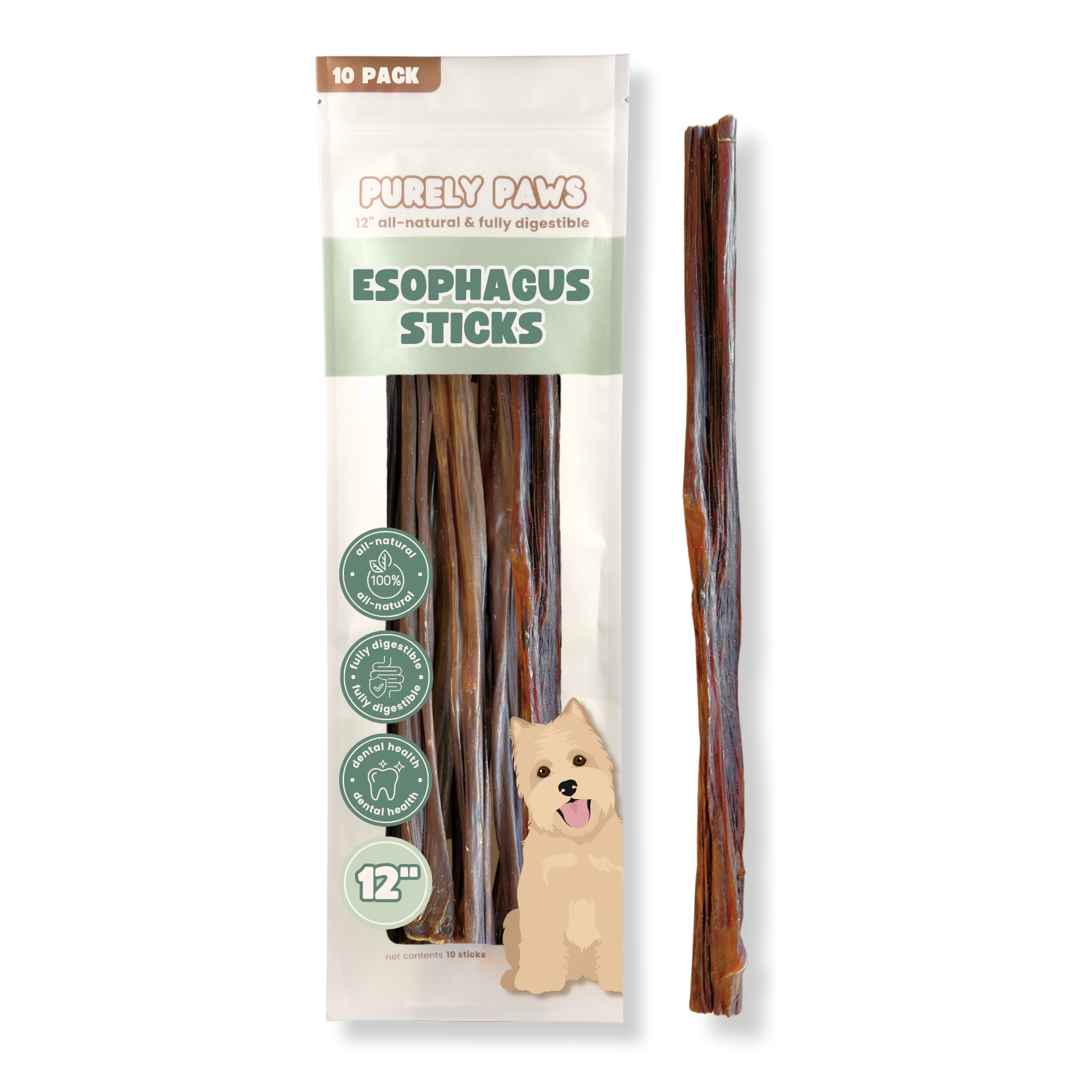 Purely Paws Esophagus Sticks