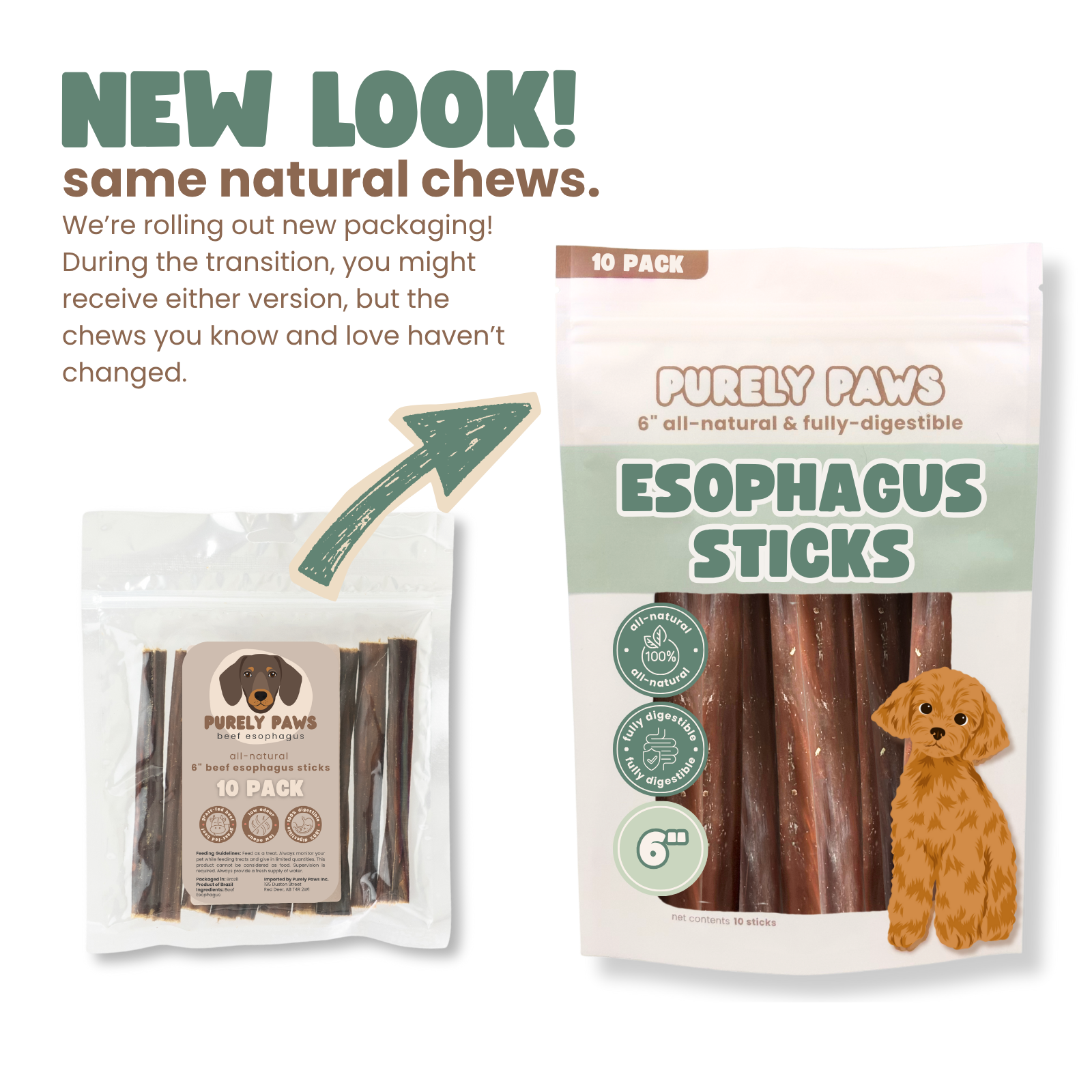 Purely Paws Esophagus Sticks