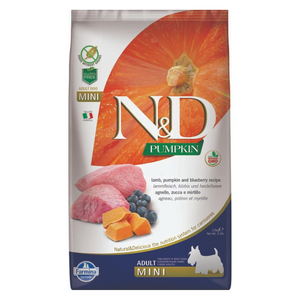 Farmina N and D Pumpkin, Lamb and Blueberry for Mini Dogs