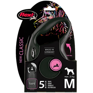 Flexi Classic Tape Leash - 5 Metres Black