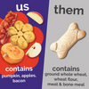 Fruitables Baked Apple Bacon Dog Treats - 7 oz