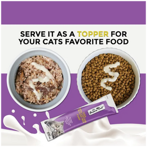 Fussie Cat Goat Milk Purée Treats Tuna with Chicken (4 Tubes)