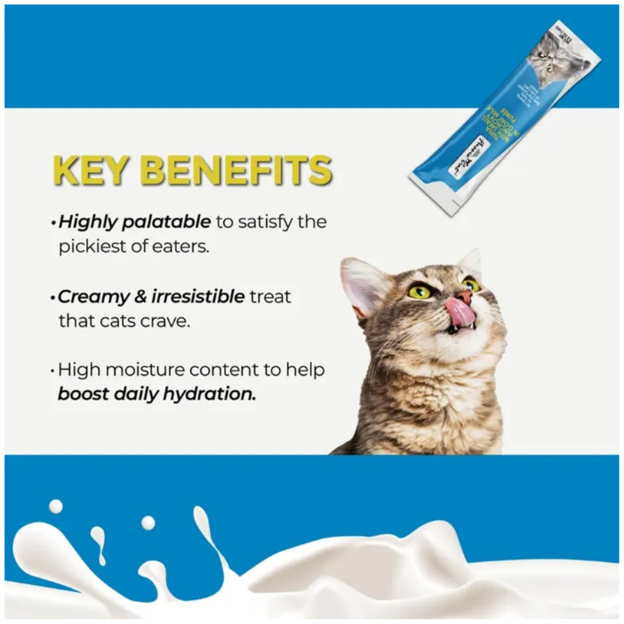 Fussie Cat Goat Milk Purée Treats Tuna with Small Anchovy (4 Tubes)