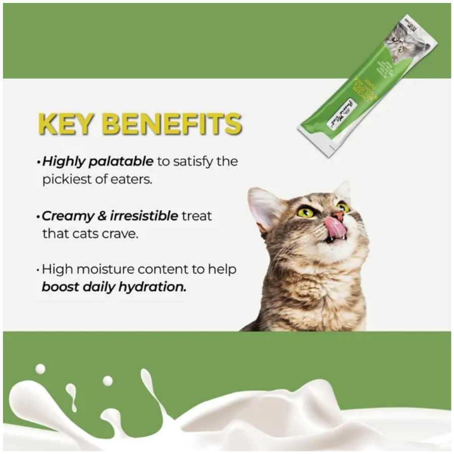 Fussie Cat Goat Milk Purée Treats Chicken with Duck (4 Tubes)