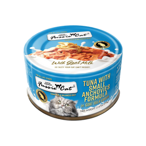 Fussie Cat Tuna with Small Anchovies in Goat Milk Gravy - 2.47 oz (24 Pack)