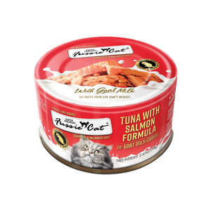 Fussie Cat Tuna with Salmon in Goat Milk Gravy - 2.47 oz (24 Pack)