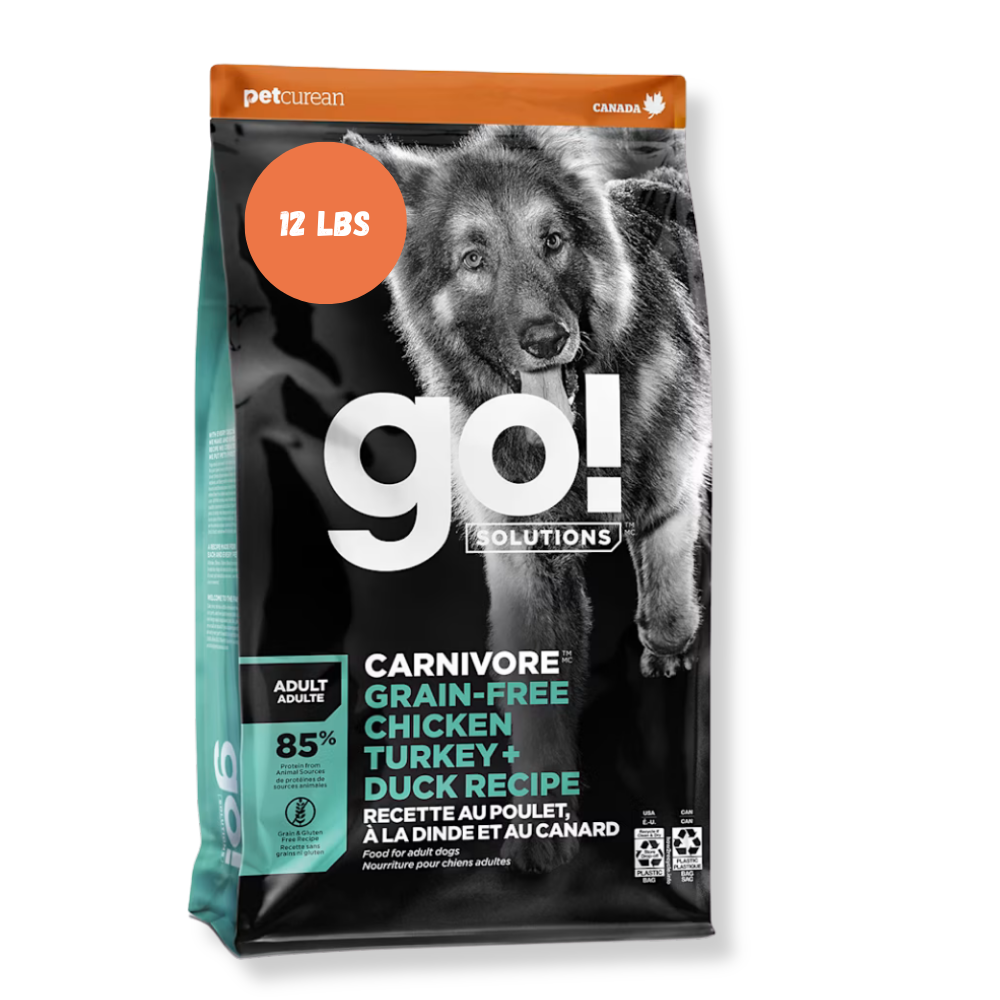 Go! Solutions Carnivore Grain-Free Chicken, Turkey and Duck