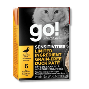 Go! Solutions Sensitivities Grain-Free Duck Pate - 6.4 oz