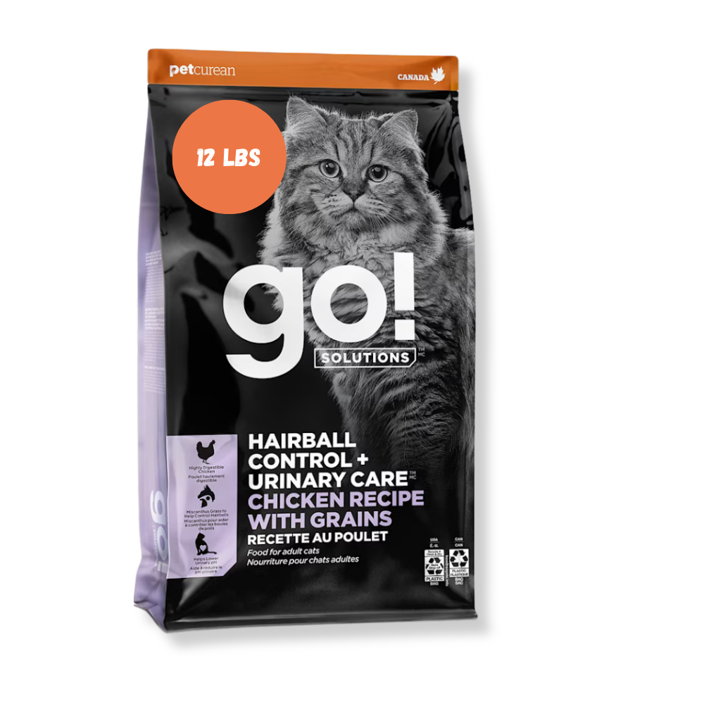 Go! Solutions Hairball Control and Urinary Care Chicken with Grains for Cats