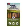 Great Jack's Dog Canadian Bully Sticks 5" to 7" - 6 Pack
