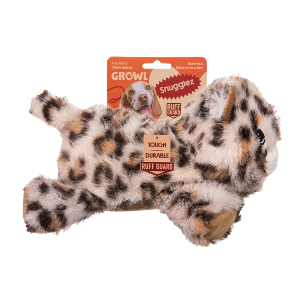 Growl ﻿Snugglez Leopard