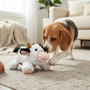 Growl ﻿Fuzzaroos White Cow - 9"