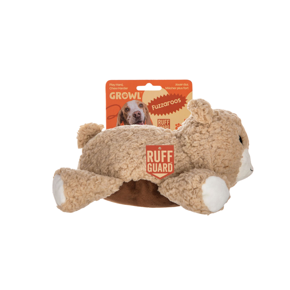 Growl Fuzzaroos Brown Bear - 9"
