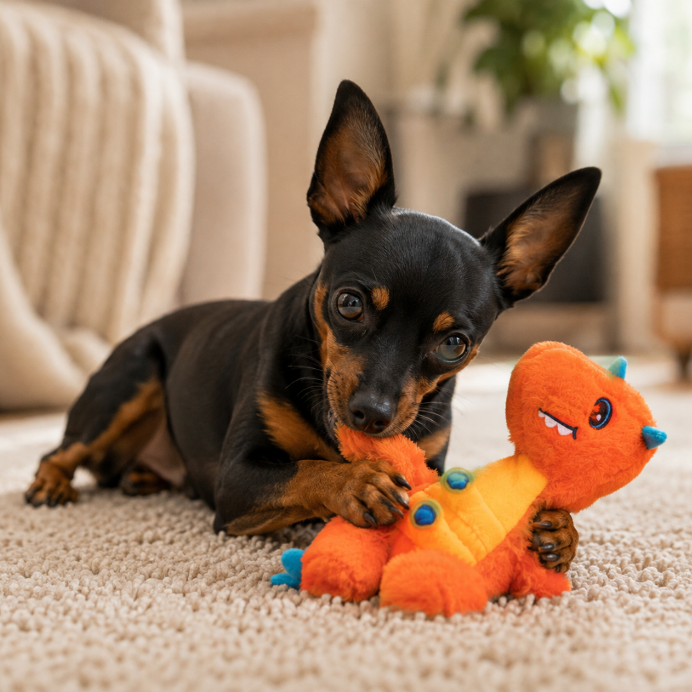 Growl Stomperz Orange Dino