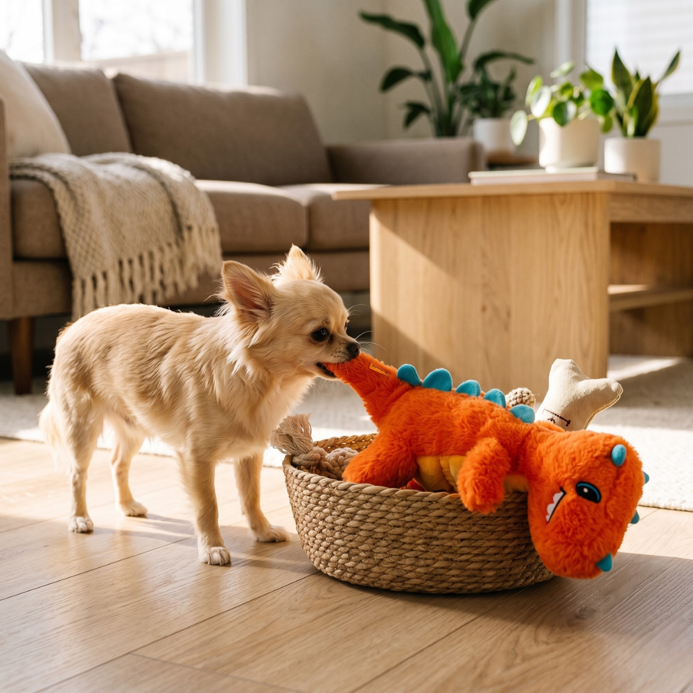 Growl Stomperz Orange Dino