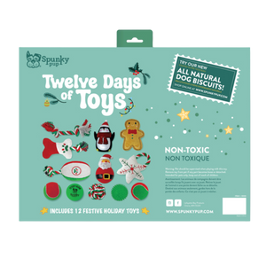 Spunky Pup Holiday Advent Calendar for Dogs - 25 Days of Toys