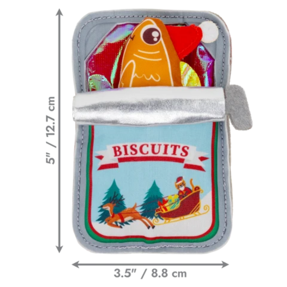 KONG Holiday Crackles Sardine Cat Toy