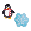 KONG Holiday Scrattles Penguin and Snowflake Cat Toy