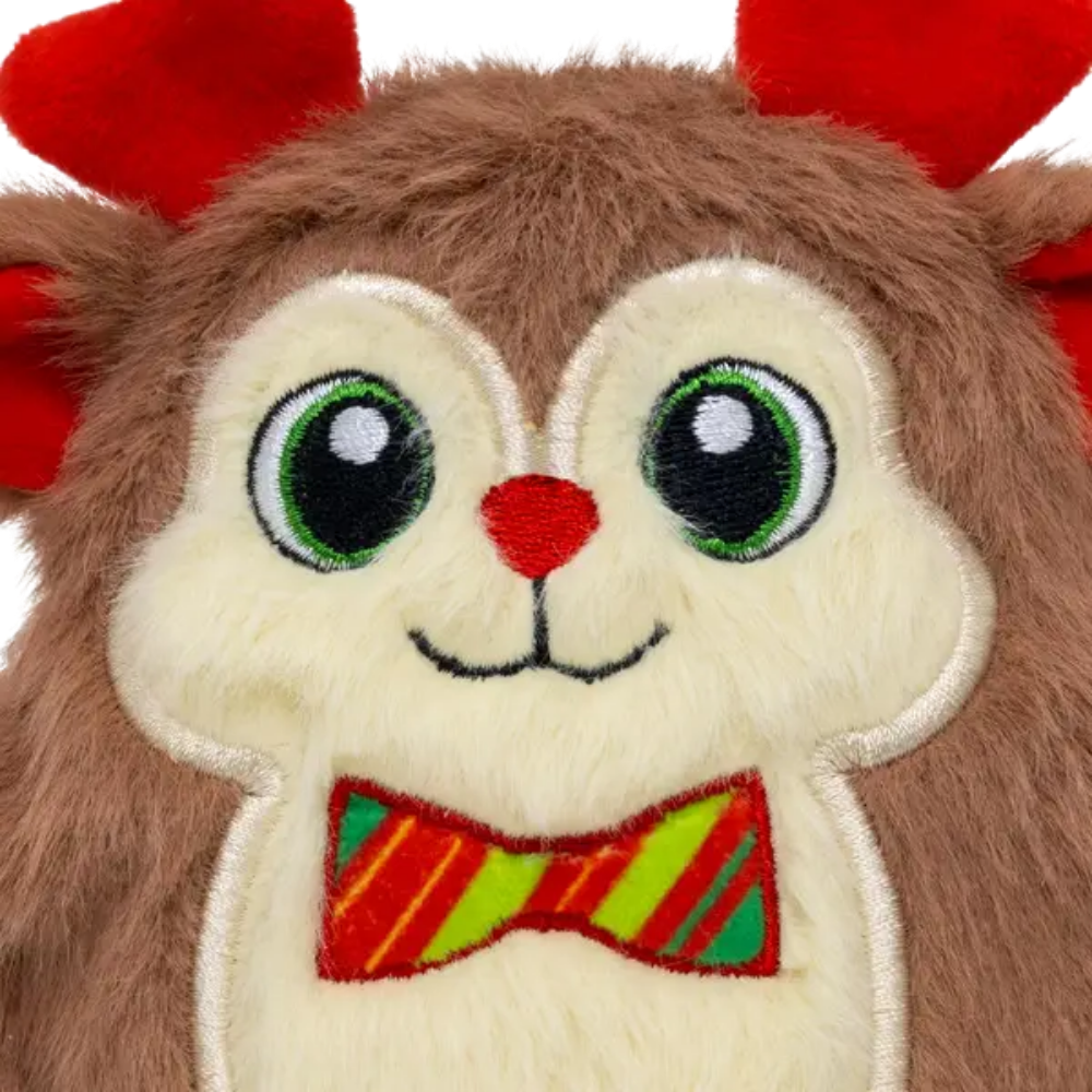 KONG Holiday Snuzzles Bow Tie Reindeer - Small