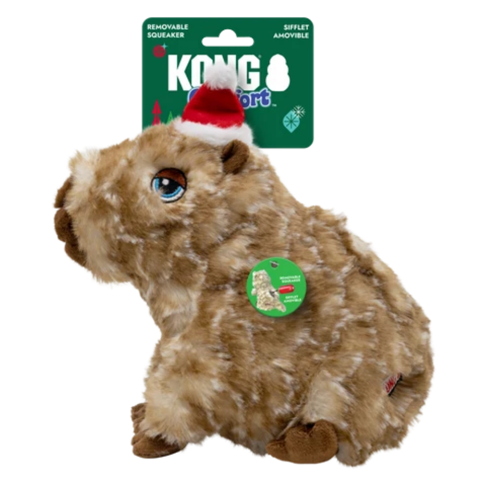 KONG Holiday Comfort Wyzzeez Capybara - Medium