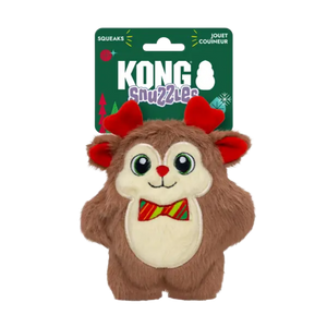 KONG Holiday Snuzzles Bow Tie Reindeer - Small