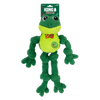KONG Holiday Knots Bow Tie Frog - Large/X-Large