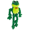 KONG Holiday Knots Bow Tie Frog - Large/X-Large