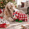 KONG Holiday Low Stuff Flanimalz Bear - Large/X-Large