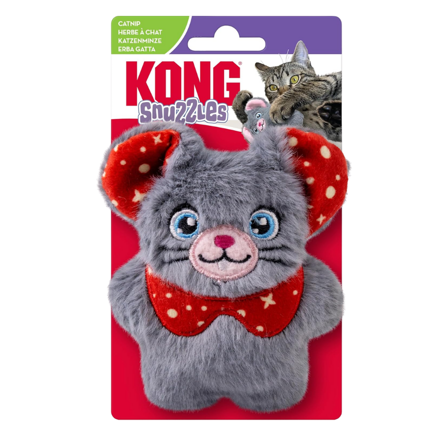 KONG Holiday Snuzzles Mouse Cat Toy