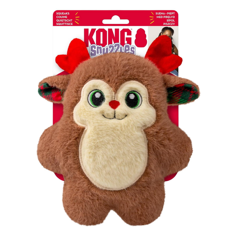 KONG Holiday Snuzzles Reindeer - Medium