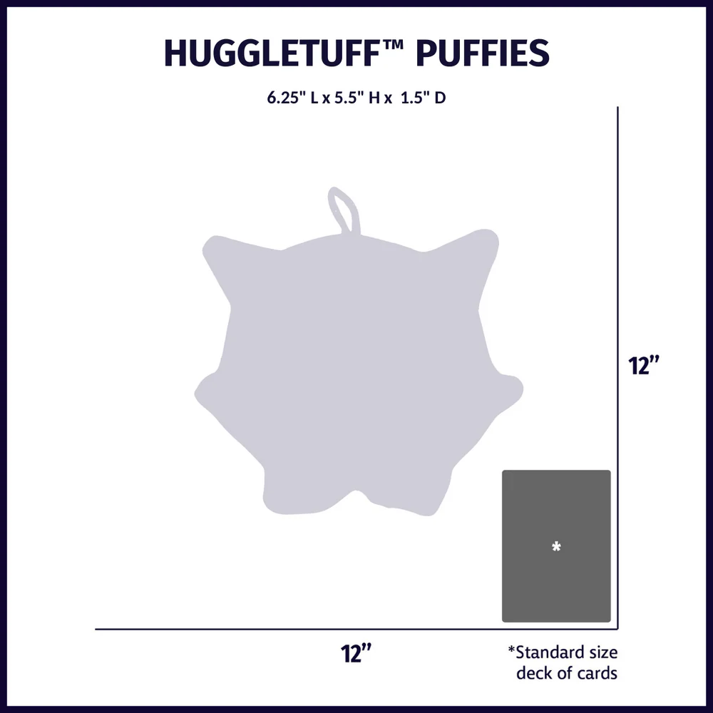 HuggleHounds HuggleTuff Puffies Woodland Friends Dog Toy