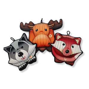 HuggleHounds HuggleTuff Puffies Woodland Friends Dog Toy