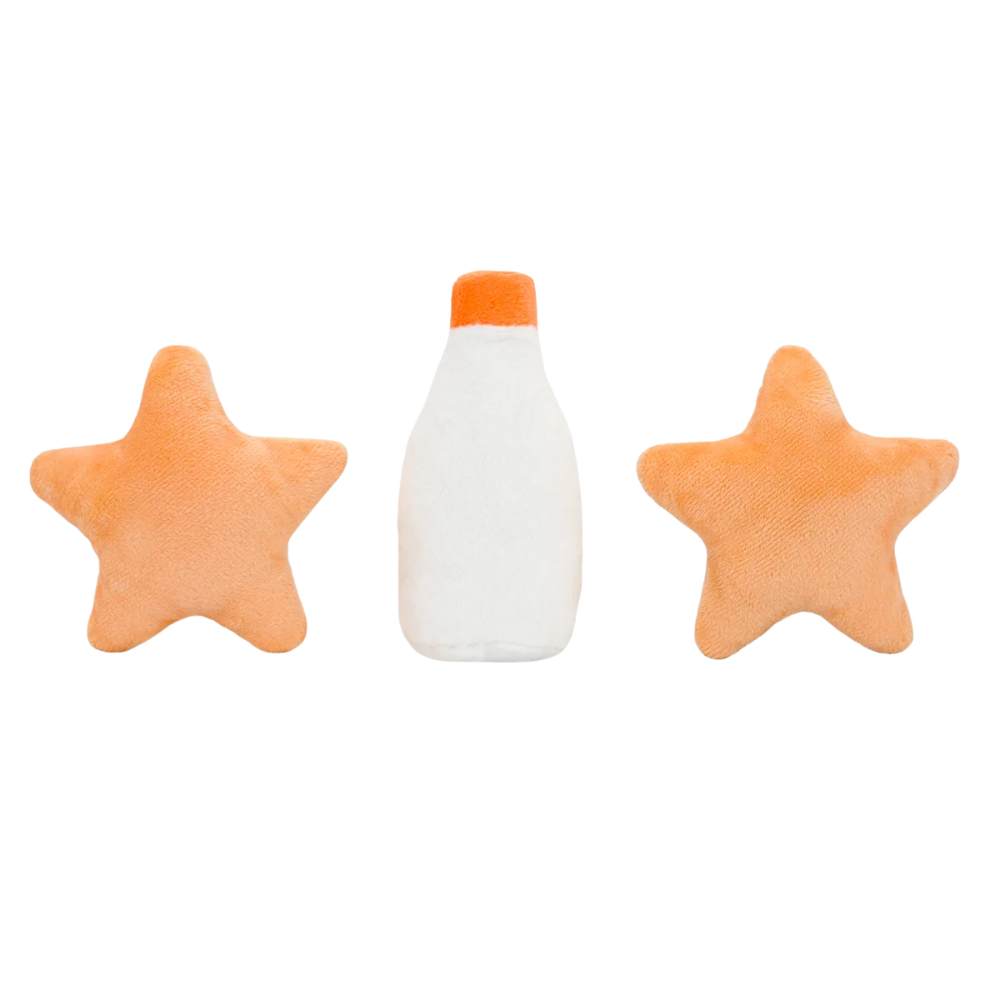 HugSmart Fuzzy Friendz Milk and Cookies