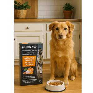 Hurraw Dehydrated Raw Dog Food Grain-Fed Chicken - 2.5 kg