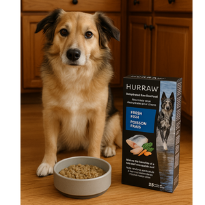 Hurraw Dehydrated Raw Dog Food Fresh Fish - 2.5 kg
