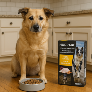 Hurraw Dehydrated Raw Dog Food Tasty Turkey - 2.5 kg