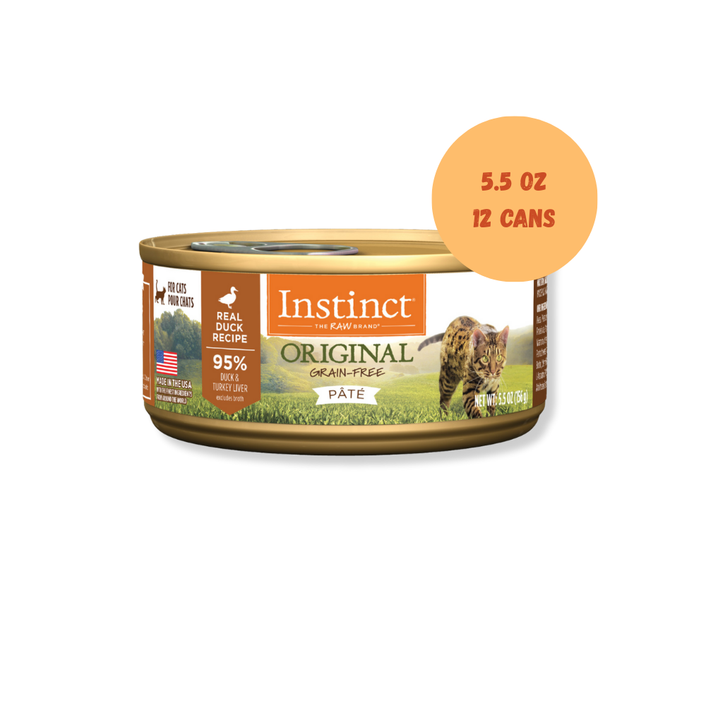 Instinct Original Duck Pate for Cats - 5.5 oz