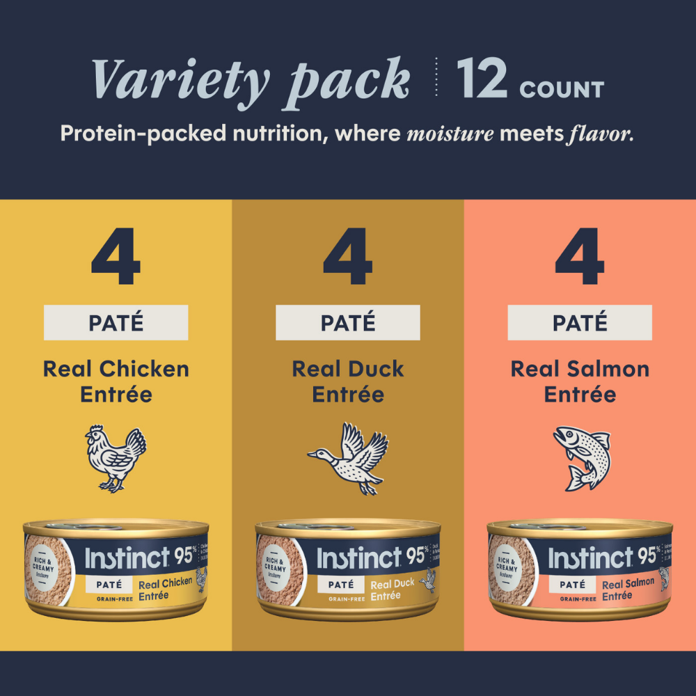 Instinct Original Recipe Variety Pack for Cats - 3 oz (12 Pack)