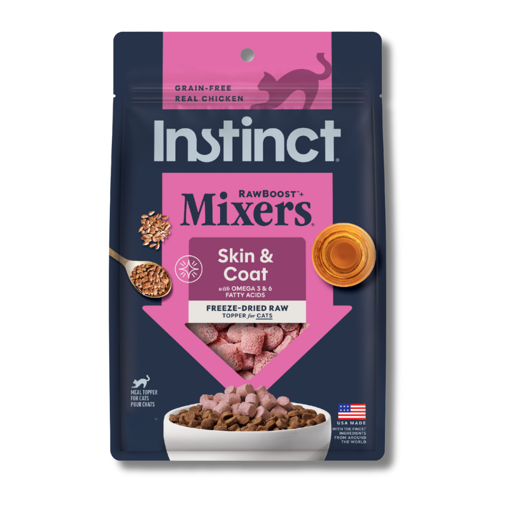 Instinct Raw Boost Mixers Skin and Coat Health for Cats - 5.5 oz