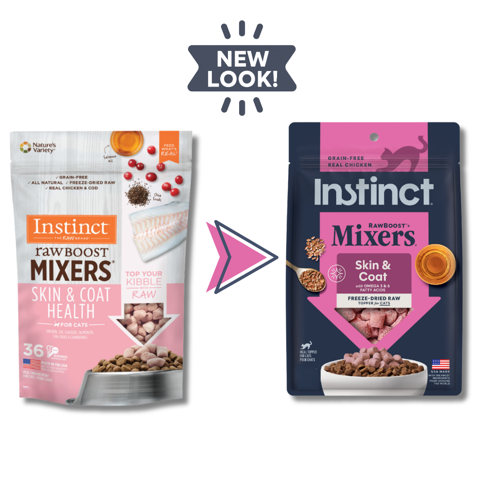 Instinct Raw Boost Mixers Skin and Coat Health for Cats - 5.5 oz