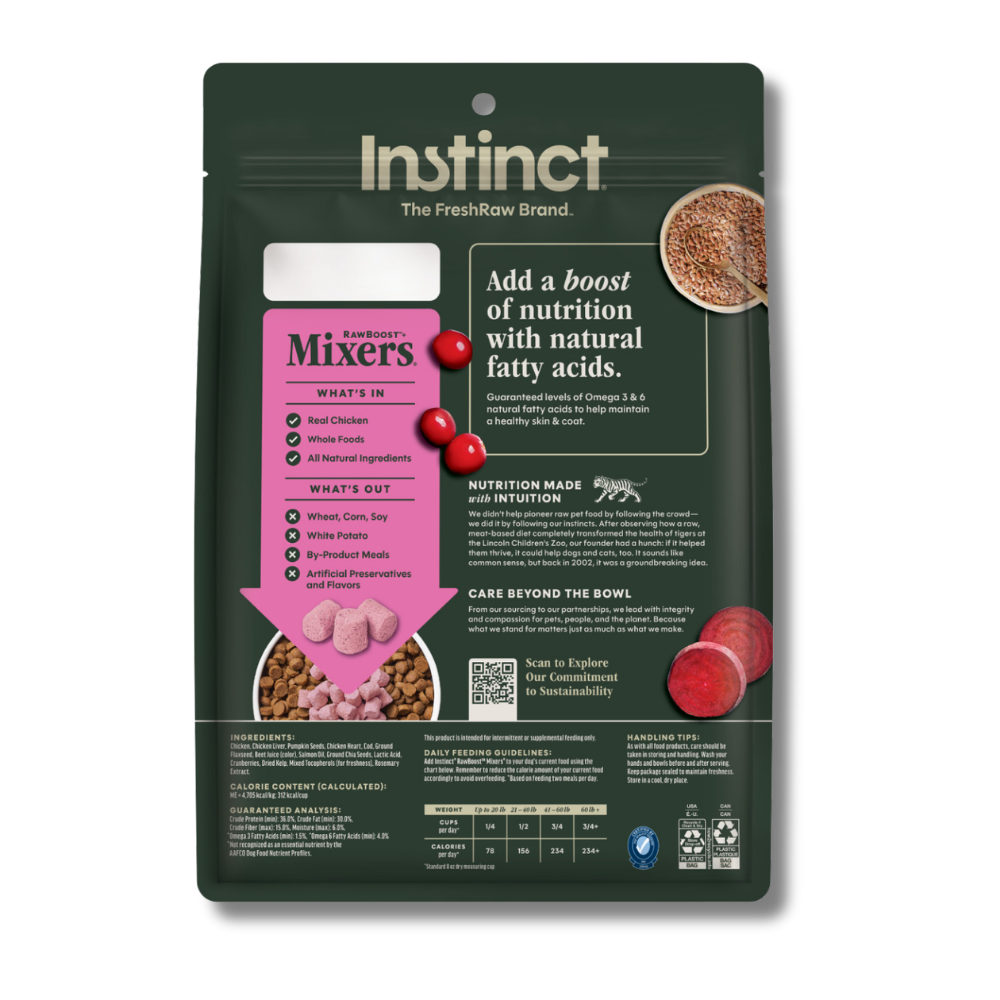 Instinct Raw Boost Mixers Skin and Coat Health - 5.5 oz