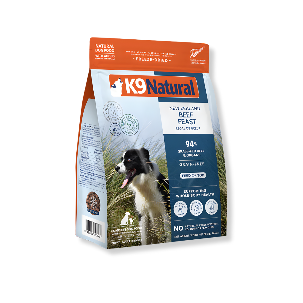 K9 Natural Beef Feast Freeze-Dried Dog Food