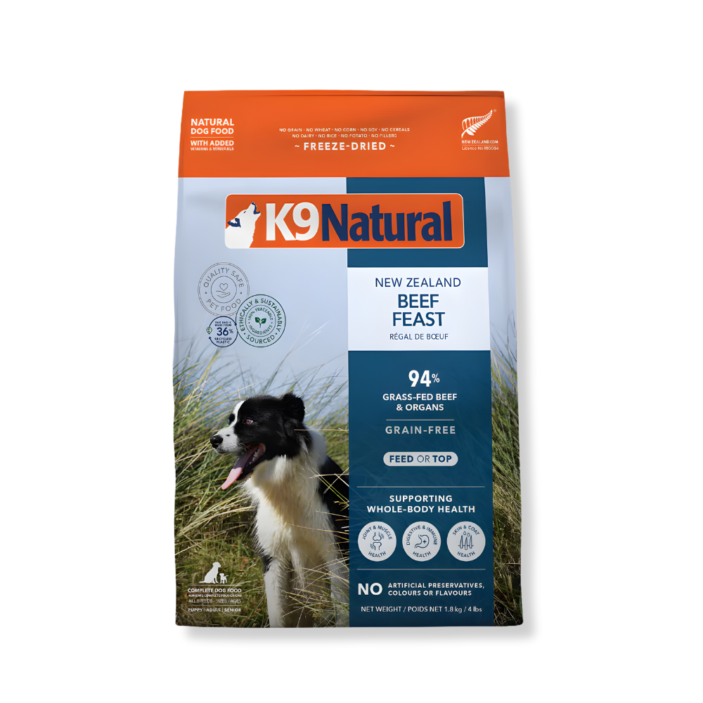 K9 Natural Beef Feast Freeze-Dried Dog Food