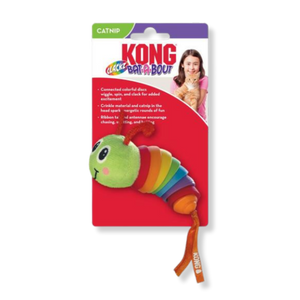 Kong Bat-A-Bout Clackz Caterpillar Cat Toy