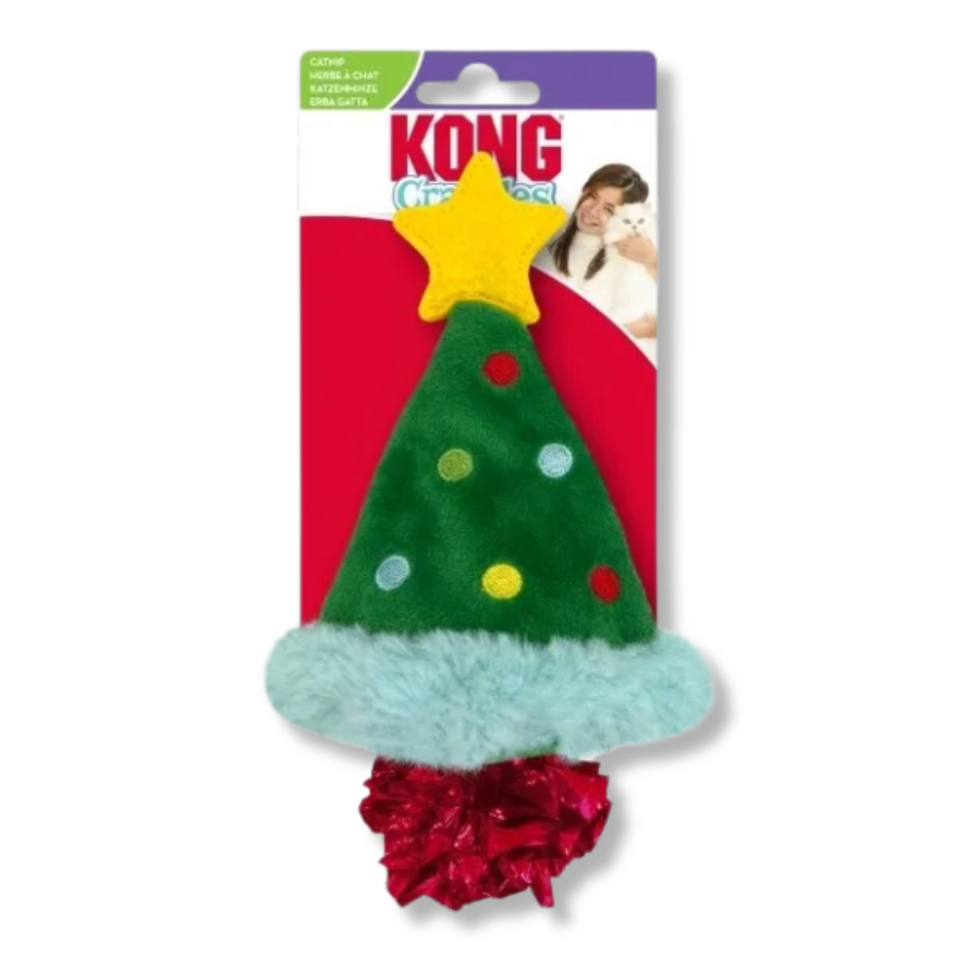 KONG Holiday Crackles Christmas Tree