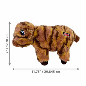 KONG Low Stuff Striped Cow - Medium