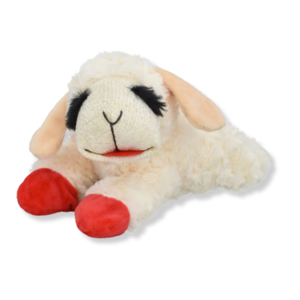Multipet Lamb Chop Plush Dog Toy