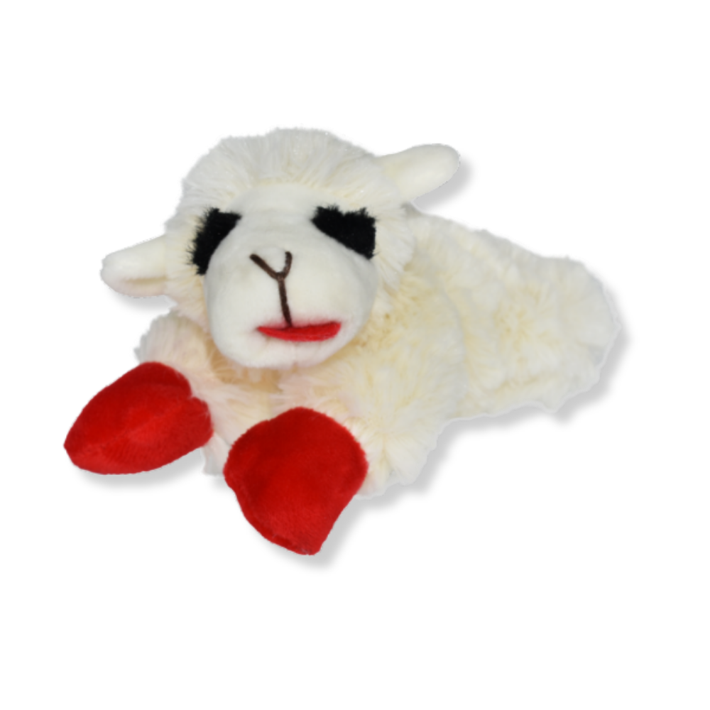 Multipet Lamb Chop Plush Dog Toy