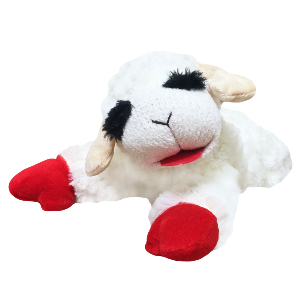 Multipet Lamb Chop Plush Dog Toy